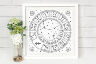 Zodiac Constellation Bundle, Shadow Box · Creative Fabrica