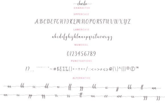 Charlie Font - Preview 3