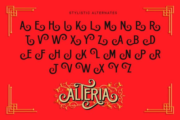 Alteria Font - Preview 3