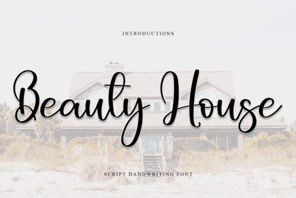 Beauty House Font Scritti a Mano Font Di Protype Studio