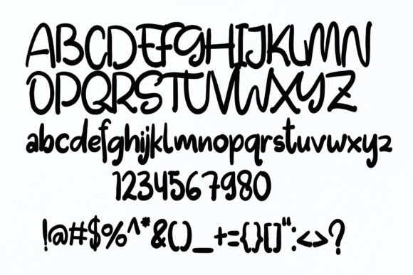 Endatu Font PNG with transparent background - Preview 4