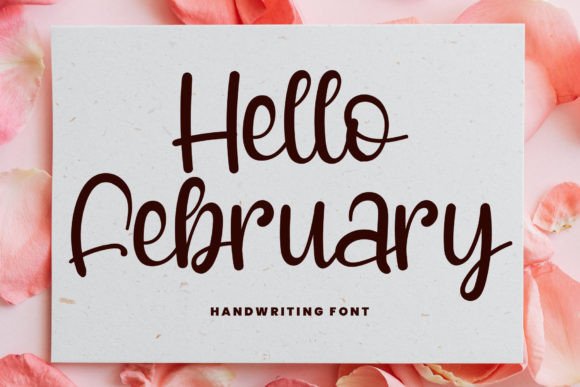 Hello February Script & Handwritten Font By Protype Studio