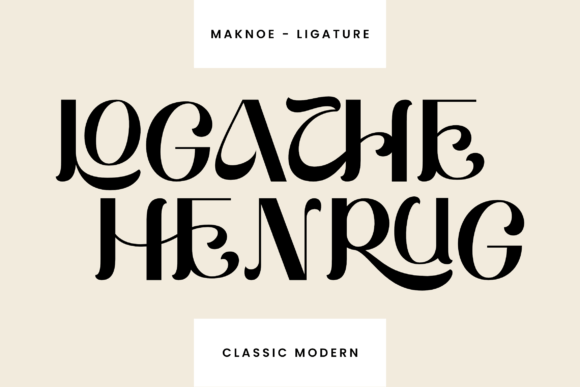 Maknoe Font PNG with transparent background - Preview 1