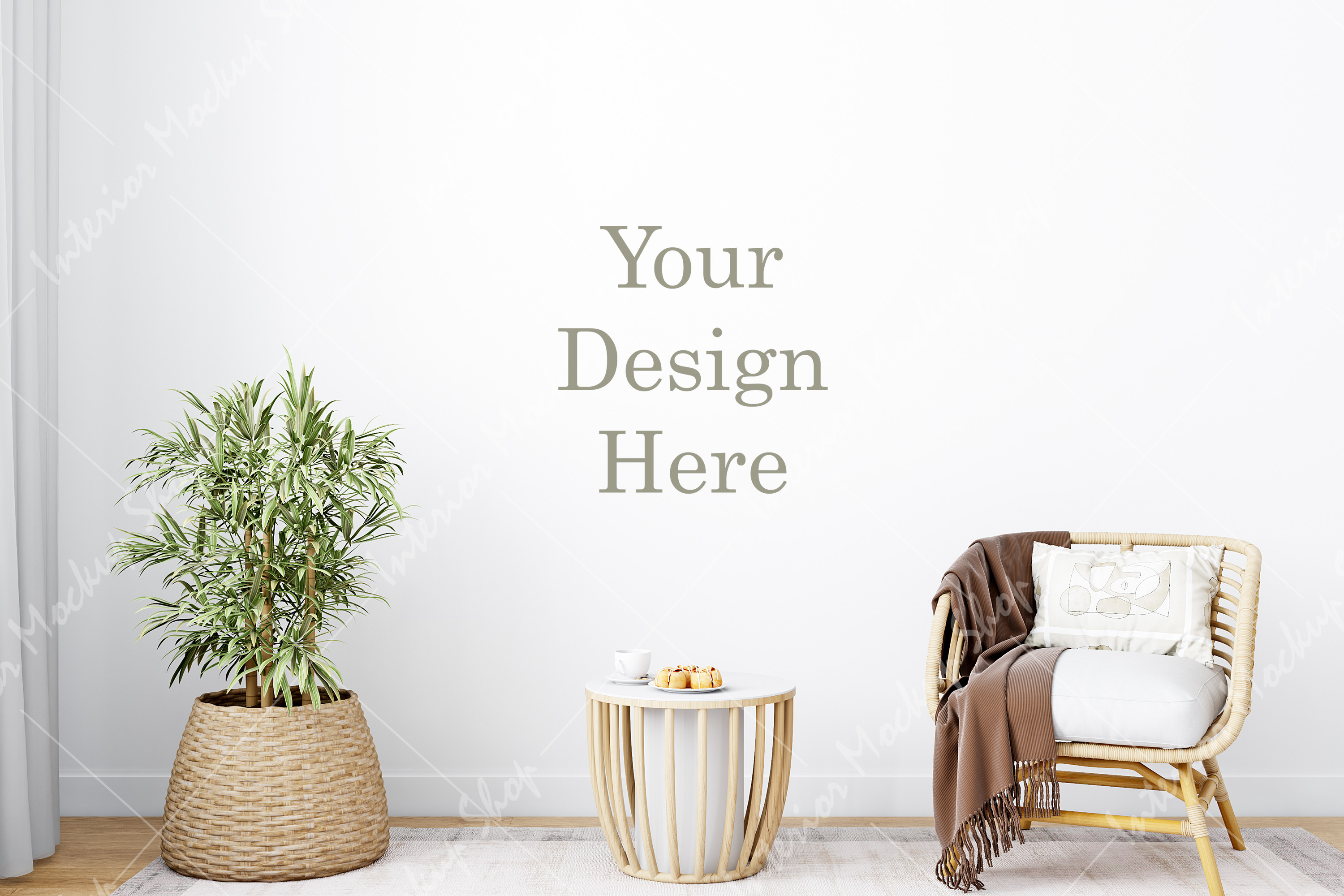 Mockup, Blank Wall Mockup - 443 Graphic by Mockups Shop · Creative Fabrica