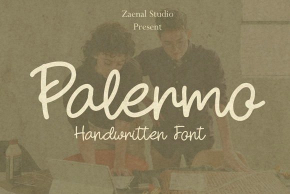 Palermo Script & Handwritten Font By Zaenal Studio