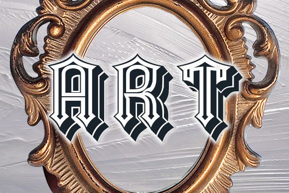 Renaissance Font PNG with transparent background - Preview 1