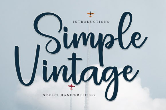 Simple Vintage Script & Handwritten Font By Protype Studio