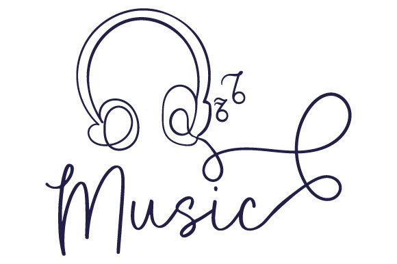 アート・デザイン・音楽 Works and Words Music - Word Art SVG Cut file by Creative Fabrica Crafts