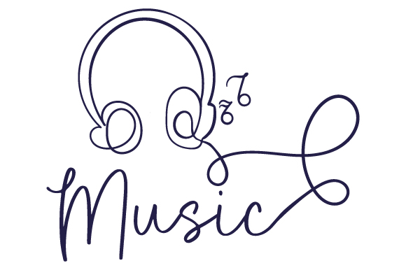 Music - Word Art SVG Cut file by Creative Fabrica Crafts