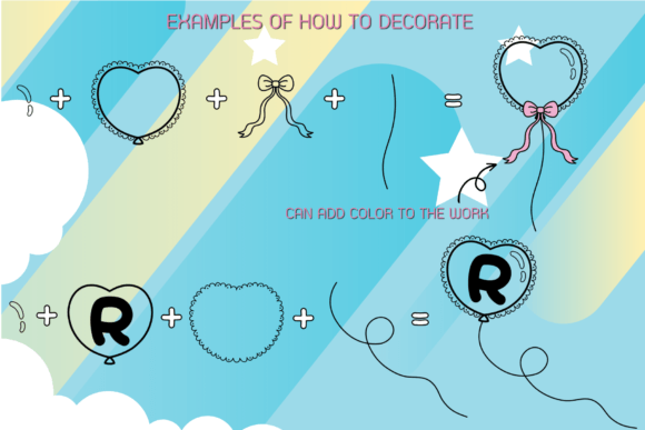 Balloon Heart Font - Preview 3