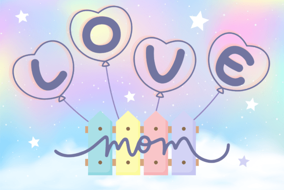 Balloon Heart Font - Preview 5