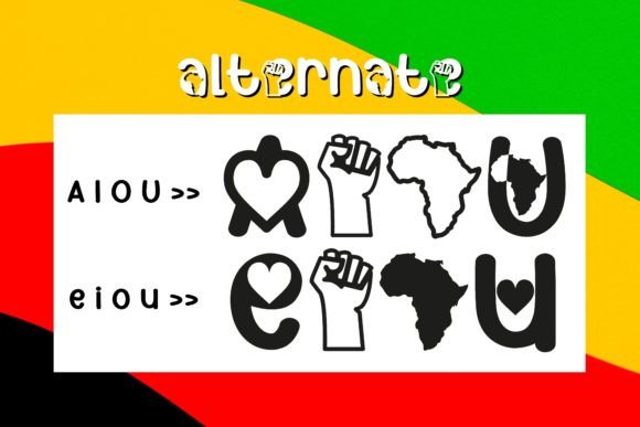 Black History Font - Preview 4