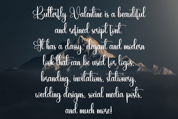 Butterfly Valentine Font - Preview 4