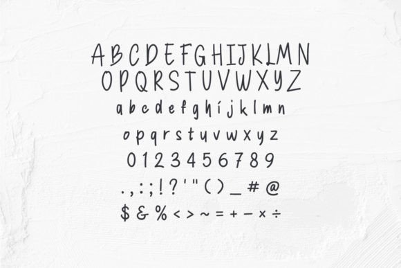 Fourhands Font - Preview 3