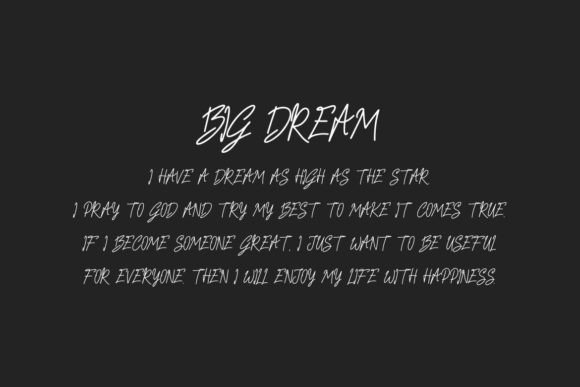 Hand Writen Font - Preview 2
