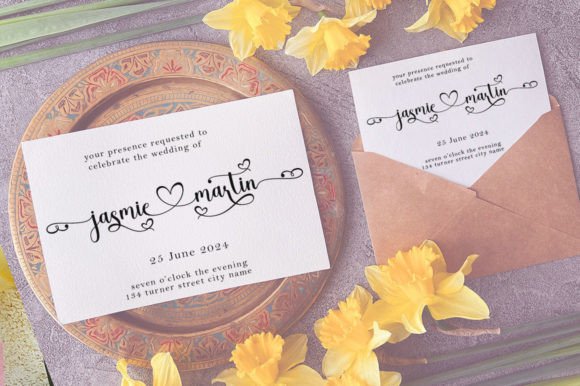 Jasmie Martin Font PNG with transparent background - Preview 2