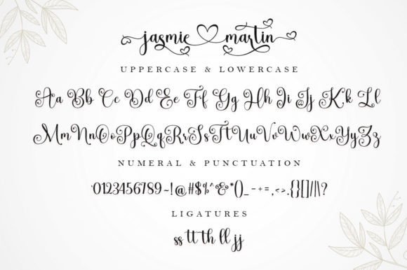 Jasmie Martin Font PNG with transparent background - Preview 6