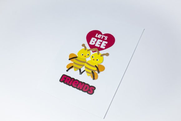 Layered Card - Let's Bee Friends