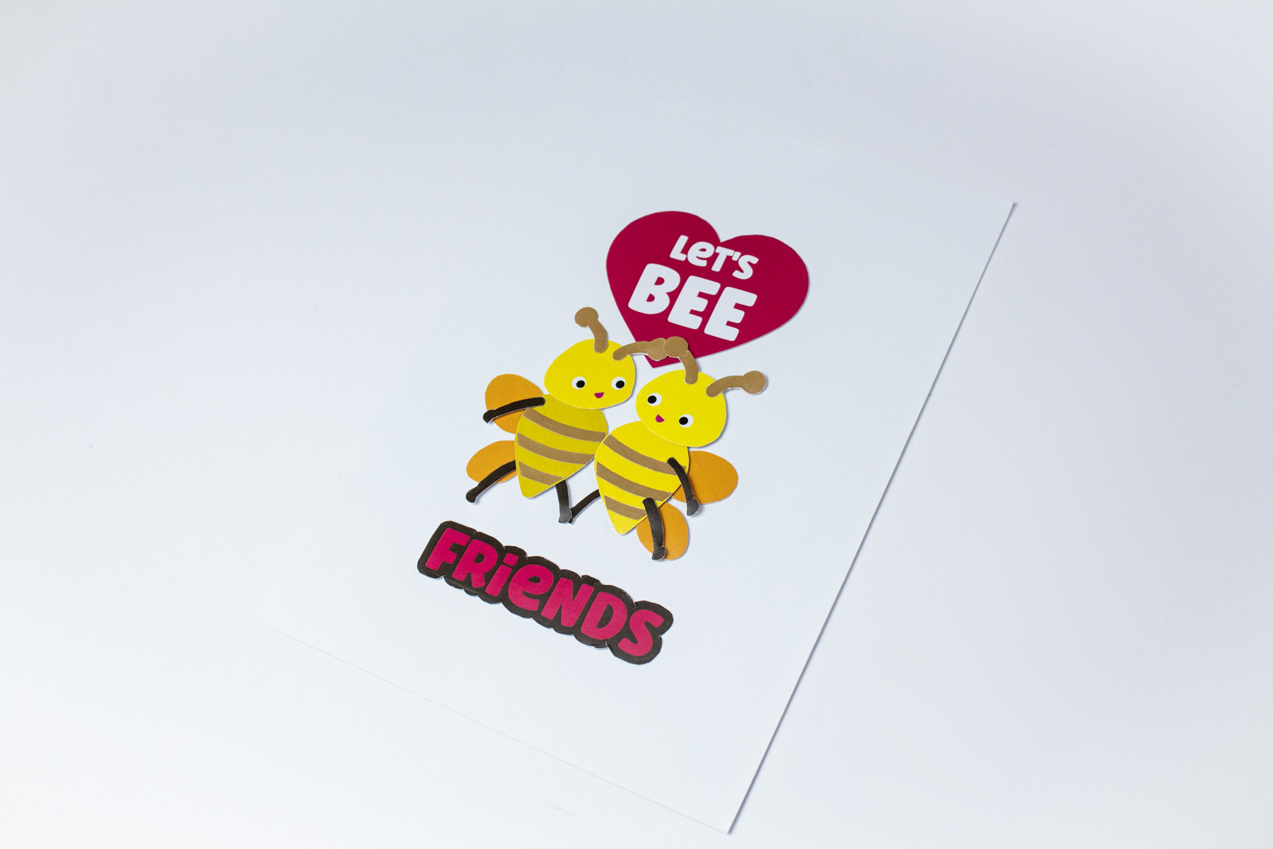 Layered Card - Let's Bee Friends