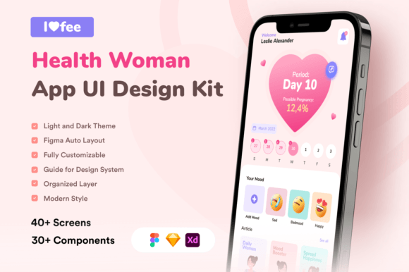 Lofee - Health UI Mobile Design Kit