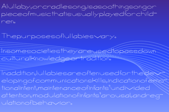 Luna's Lullaby Font PNG with transparent background - Preview 4