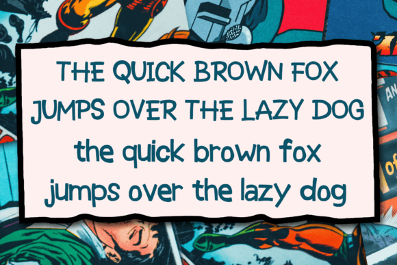 Marvelous Comic Font PNG with transparent background - Preview 3