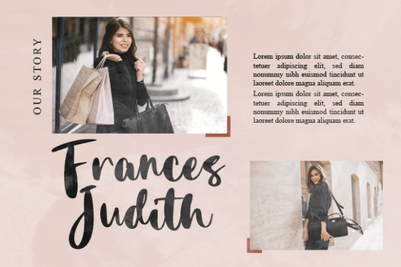 Melanie Abigail Font PNG with transparent background - Preview 3