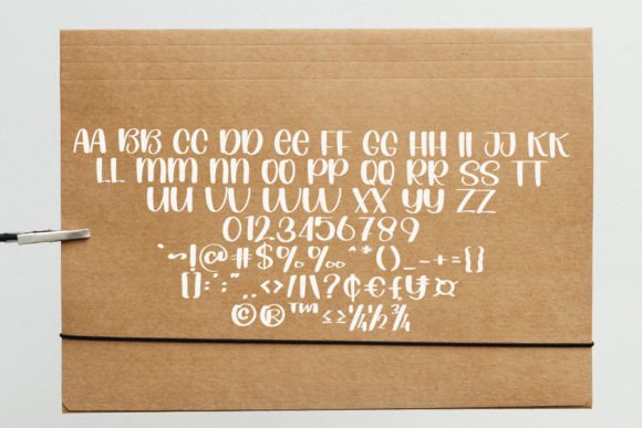 Milk Cake Font PNG with transparent background - Preview 4