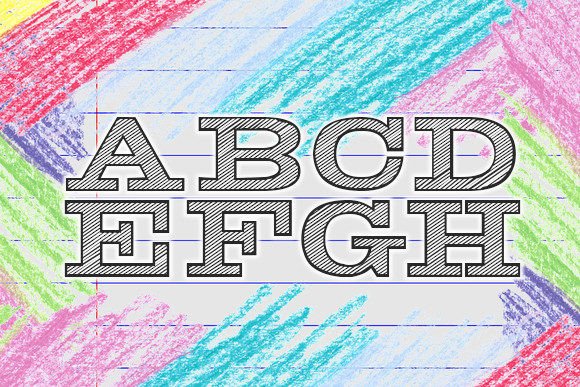 Pen Font PNG with transparent background - Preview 1
