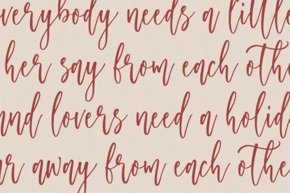 Raspberry Smash Font PNG with transparent background - Preview 3