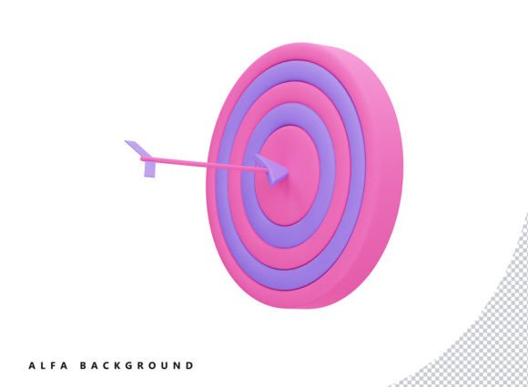 Target Point 3d Vector Icon Illustration Grafik Symbole Von crop3dbusiness