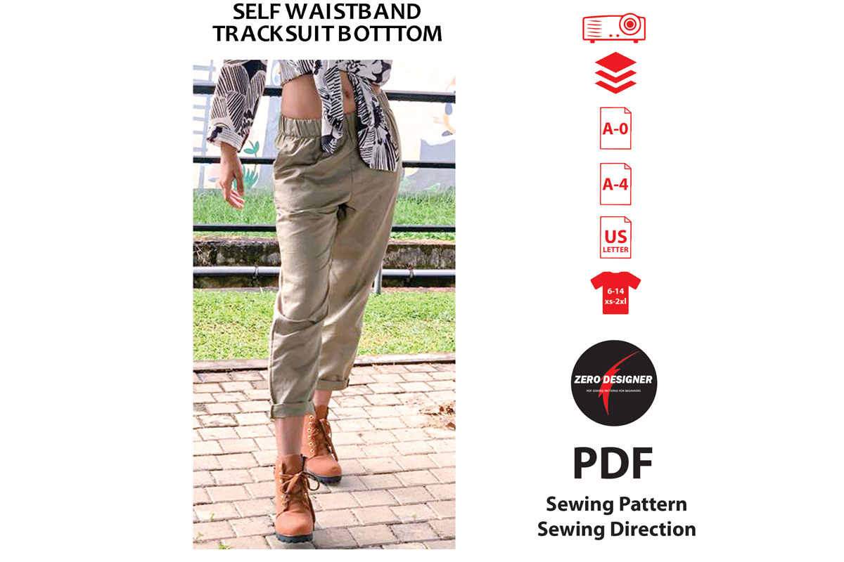 Tracksuit Bottom PDF Sewing Pattern