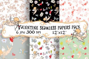 Valentine Seamless Papers Pack Graphic by arevkasunshine · Creative Fabrica