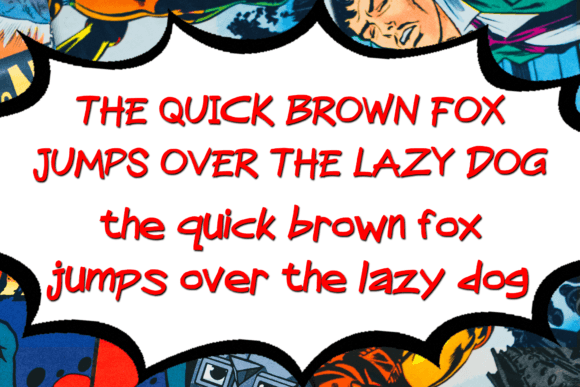 Action Comic Font - Preview 3