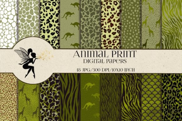 Animal Print Digital Paper Pack