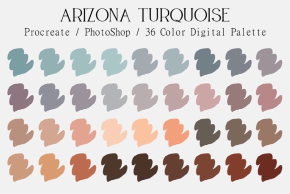Atlantis Digital Color Palette Preset Graphic by Gen Aumonier ...