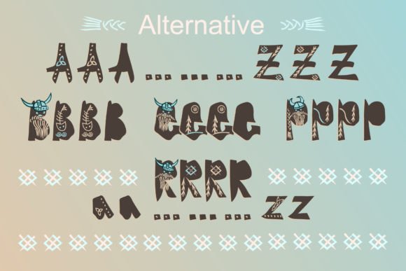 Brave Viking Font Font - Preview 3