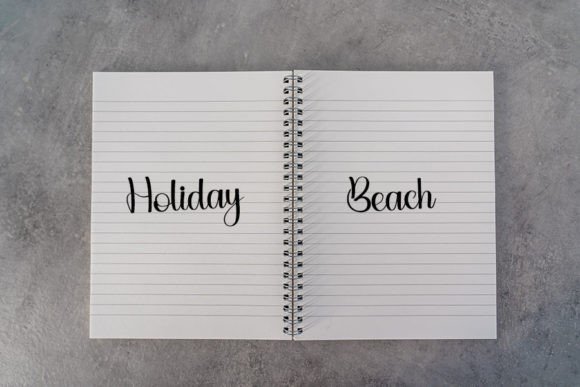 Book Signature Font - Preview 3