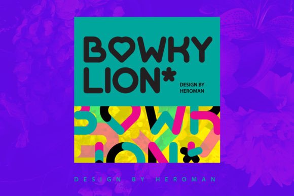Bowkylion Font - Preview 3