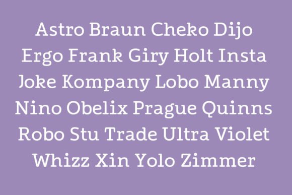 Clovka Font PNG with transparent background - Preview 6