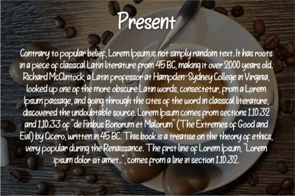 Coffeshap Font PNG with transparent background - Preview 2