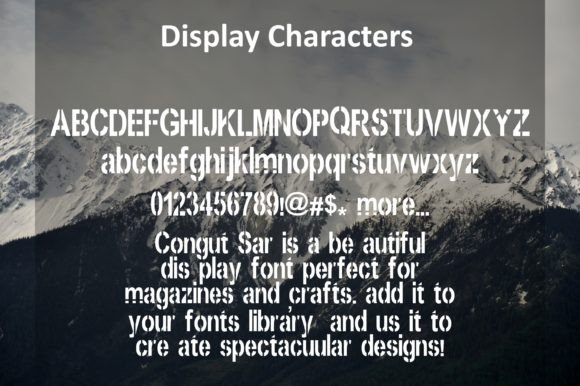 Congut Sar I Font - Preview 1