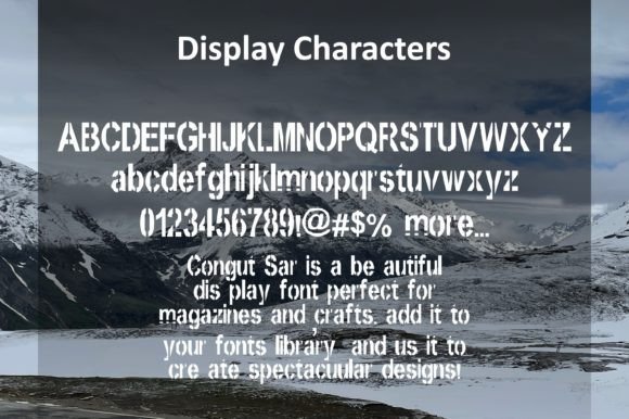 Congut Sar Ii Font - Preview 1