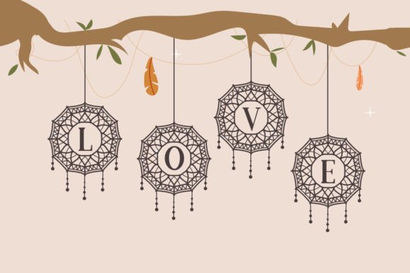 Dream Catcher Monogram Font - Preview 3
