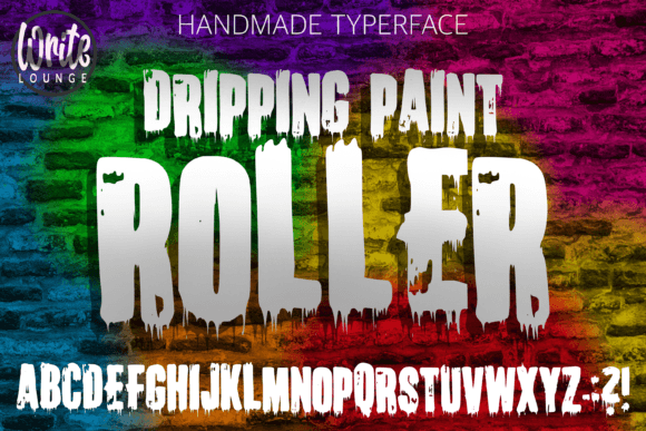 Dripping Paint Roller Font - Preview 1