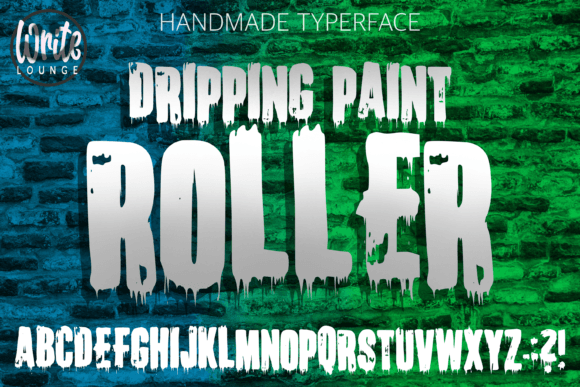 Dripping Paint Roller Font - Preview 2