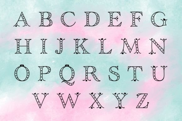 Heart Font - Preview 6