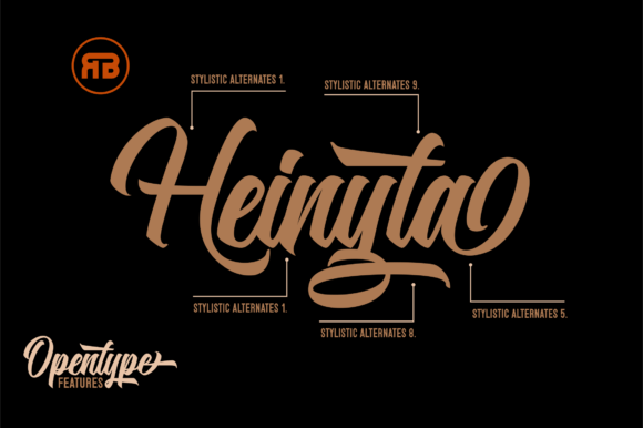 Heinyta Font - Preview 2