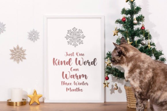 Hello Winter Font - Preview 5