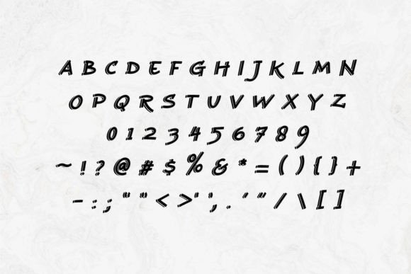 Jacks Font PNG with transparent background - Preview 3